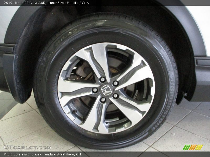 Lunar Silver Metallic / Gray 2019 Honda CR-V LX AWD