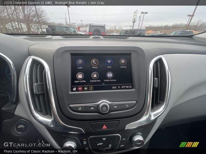 Midnight Blue Metallic / Ash Gray 2020 Chevrolet Equinox LS AWD