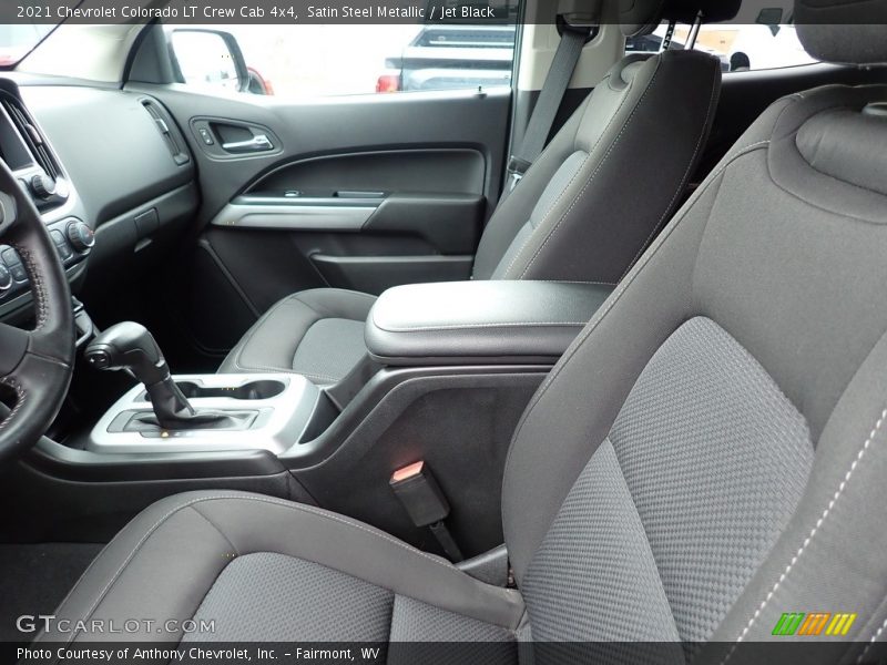 Satin Steel Metallic / Jet Black 2021 Chevrolet Colorado LT Crew Cab 4x4