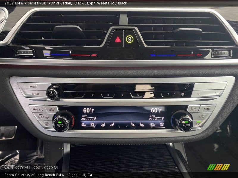 Controls of 2022 7 Series 750i xDrive Sedan