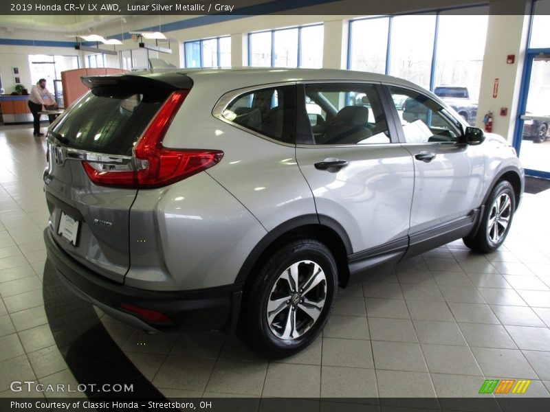 Lunar Silver Metallic / Gray 2019 Honda CR-V LX AWD