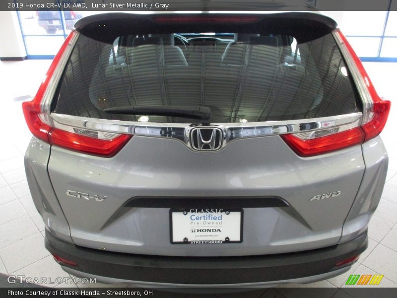 Lunar Silver Metallic / Gray 2019 Honda CR-V LX AWD