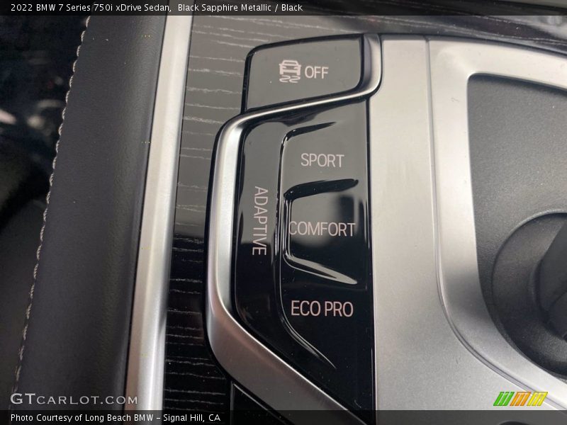 Controls of 2022 7 Series 750i xDrive Sedan