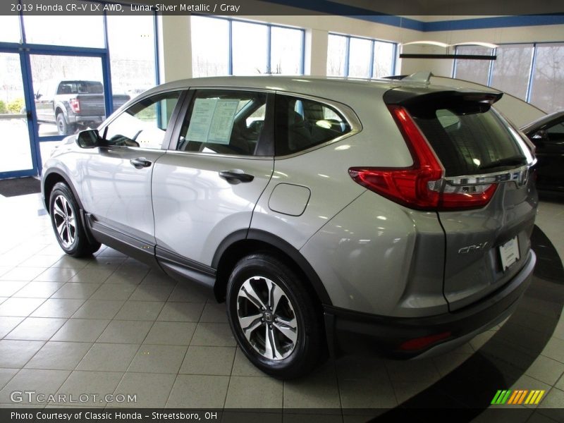 Lunar Silver Metallic / Gray 2019 Honda CR-V LX AWD