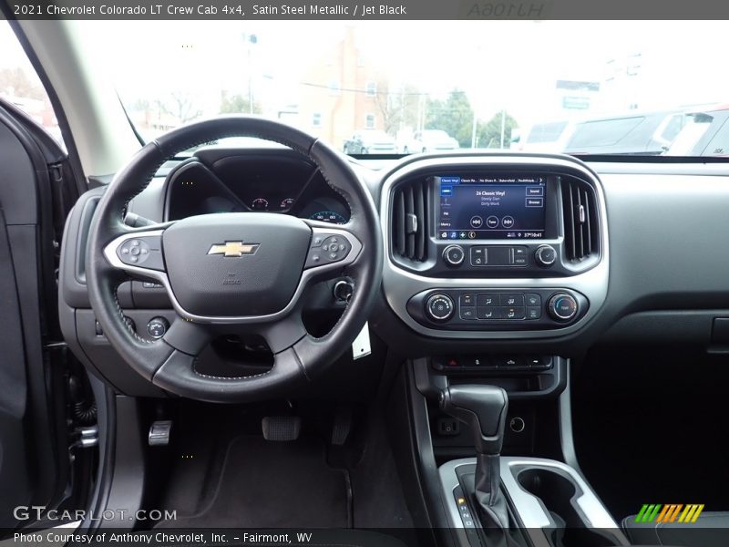 Satin Steel Metallic / Jet Black 2021 Chevrolet Colorado LT Crew Cab 4x4