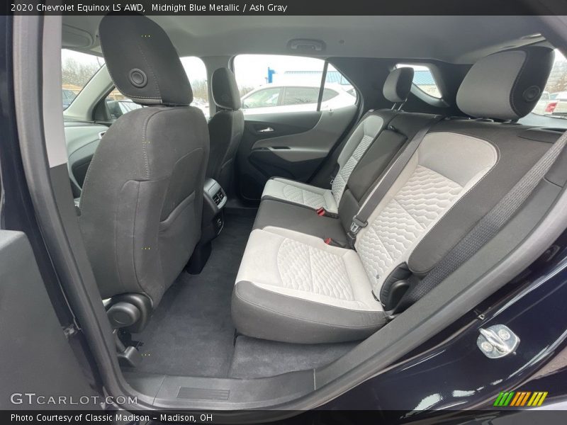 Midnight Blue Metallic / Ash Gray 2020 Chevrolet Equinox LS AWD