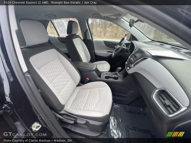 Midnight Blue Metallic / Ash Gray 2020 Chevrolet Equinox LS AWD