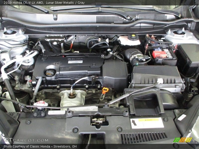 Lunar Silver Metallic / Gray 2019 Honda CR-V LX AWD