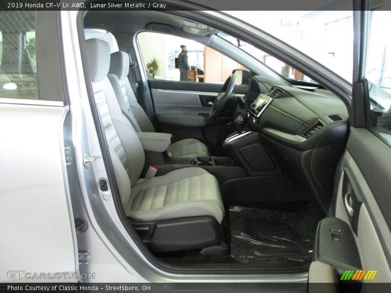 Lunar Silver Metallic / Gray 2019 Honda CR-V LX AWD