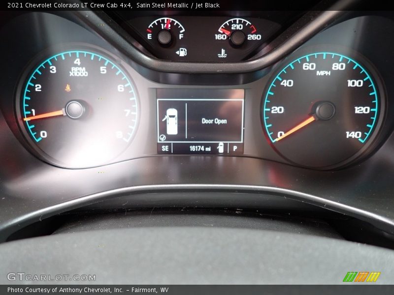Satin Steel Metallic / Jet Black 2021 Chevrolet Colorado LT Crew Cab 4x4