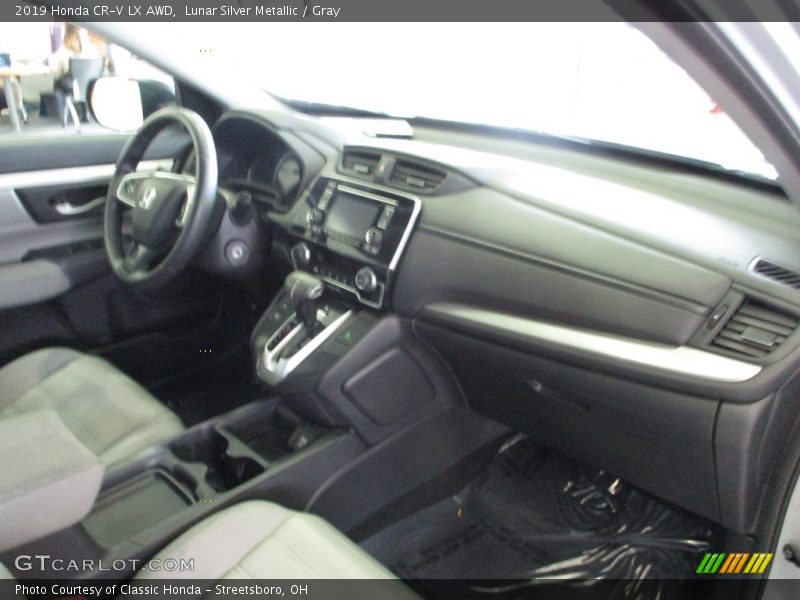 Lunar Silver Metallic / Gray 2019 Honda CR-V LX AWD