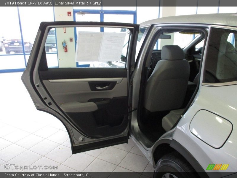 Lunar Silver Metallic / Gray 2019 Honda CR-V LX AWD