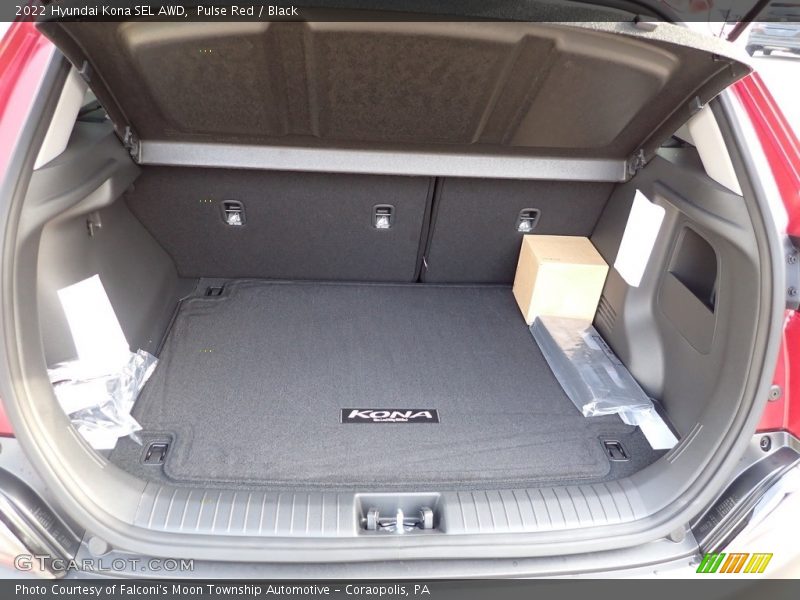 Pulse Red / Black 2022 Hyundai Kona SEL AWD
