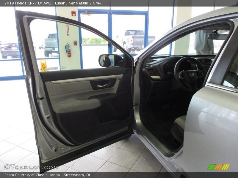 Lunar Silver Metallic / Gray 2019 Honda CR-V LX AWD