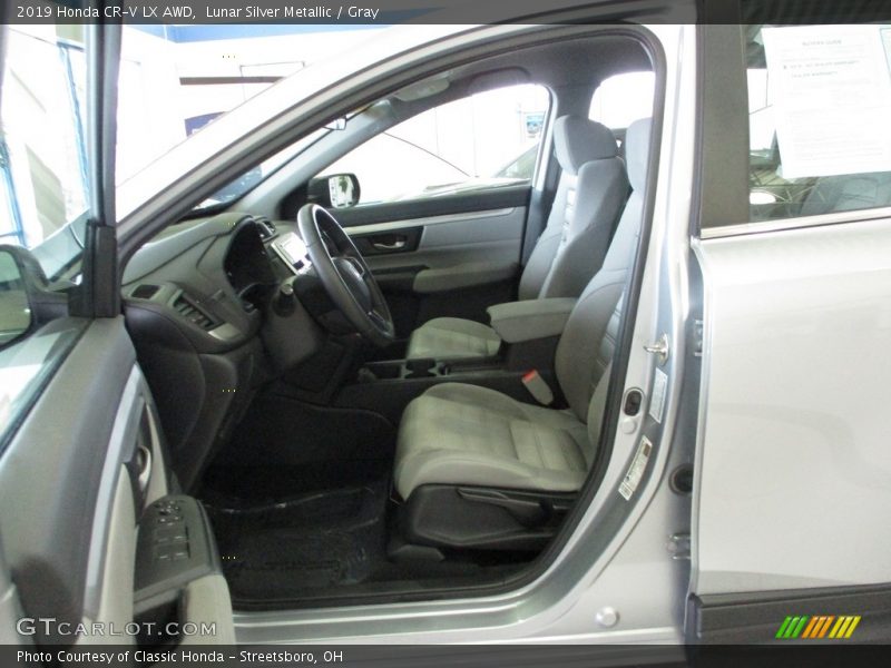 Lunar Silver Metallic / Gray 2019 Honda CR-V LX AWD