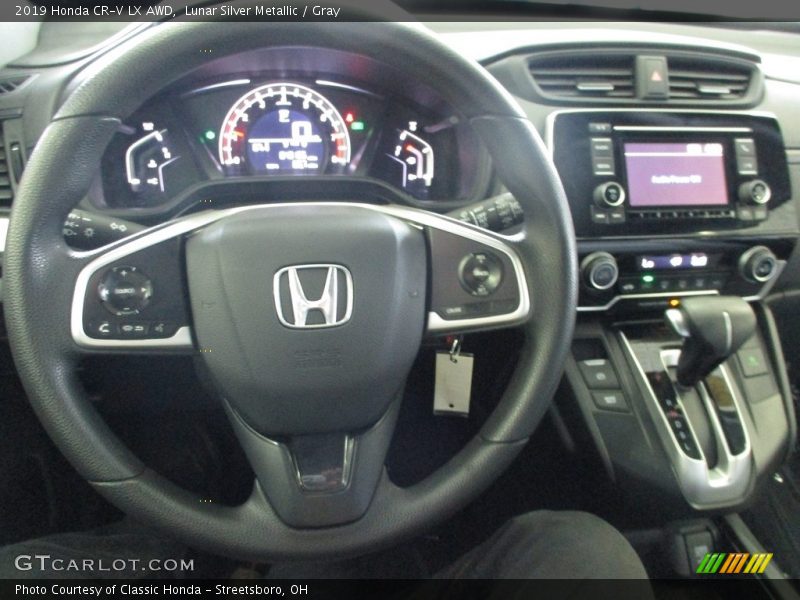 Lunar Silver Metallic / Gray 2019 Honda CR-V LX AWD