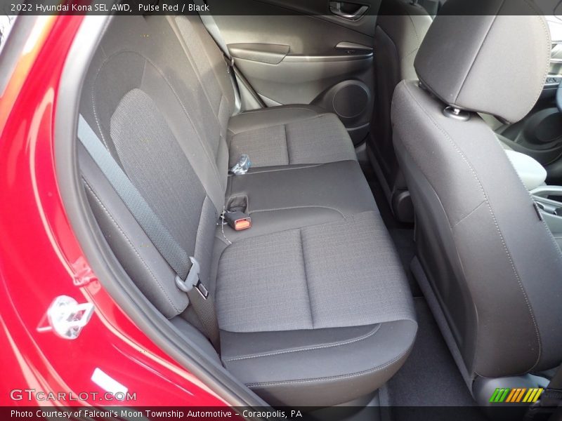 Pulse Red / Black 2022 Hyundai Kona SEL AWD