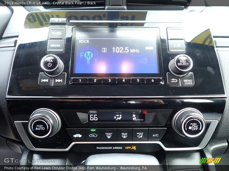 Crystal Black Pearl / Black 2019 Honda CR-V LX AWD