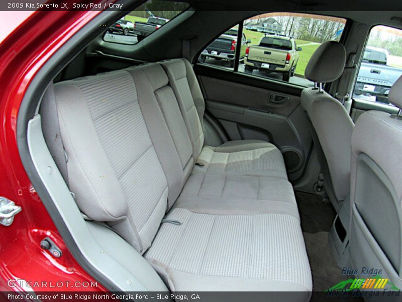 Spicy Red / Gray 2009 Kia Sorento LX