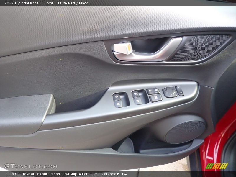 Pulse Red / Black 2022 Hyundai Kona SEL AWD