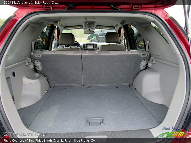 Spicy Red / Gray 2009 Kia Sorento LX