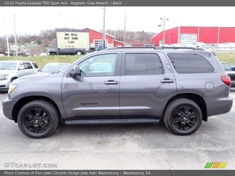 Magnetic Gray Metallic / Black 2019 Toyota Sequoia TRD Sport 4x4