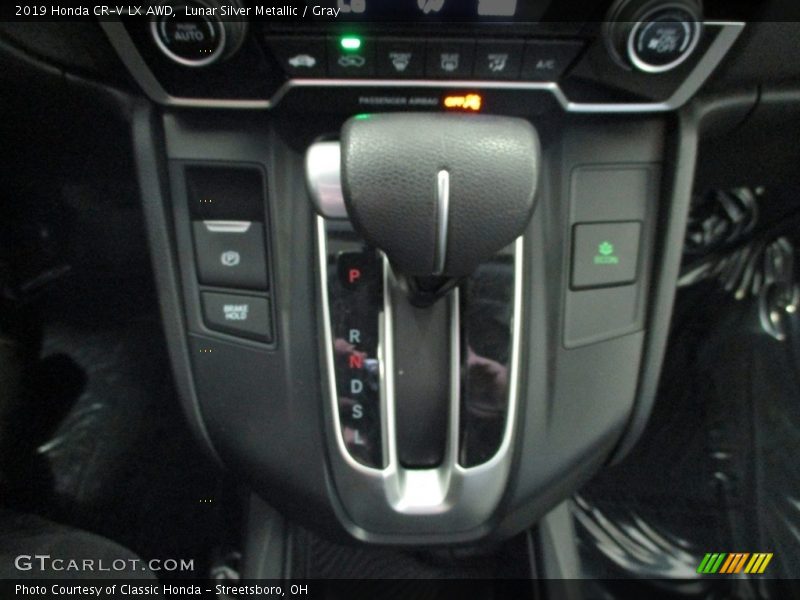 Lunar Silver Metallic / Gray 2019 Honda CR-V LX AWD
