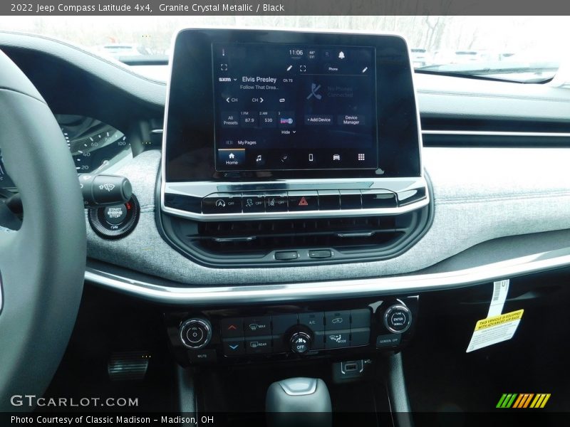 Granite Crystal Metallic / Black 2022 Jeep Compass Latitude 4x4