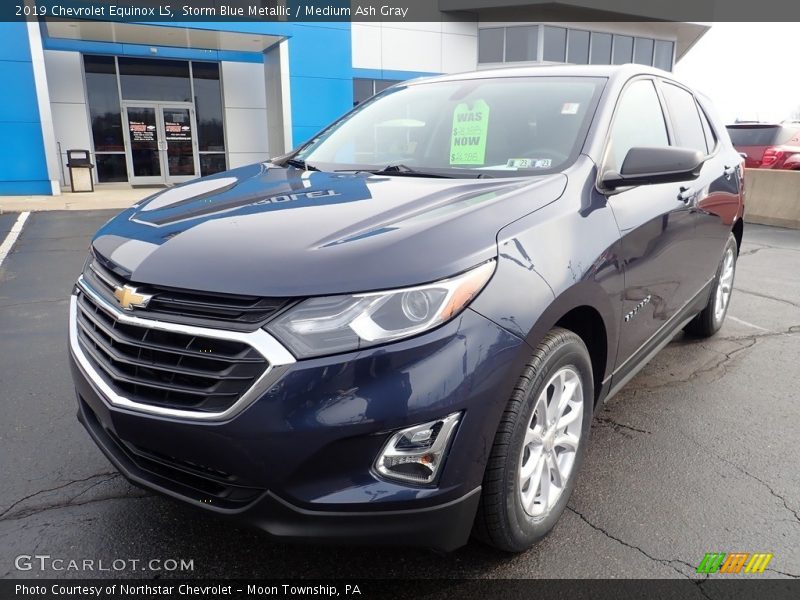 Storm Blue Metallic / Medium Ash Gray 2019 Chevrolet Equinox LS