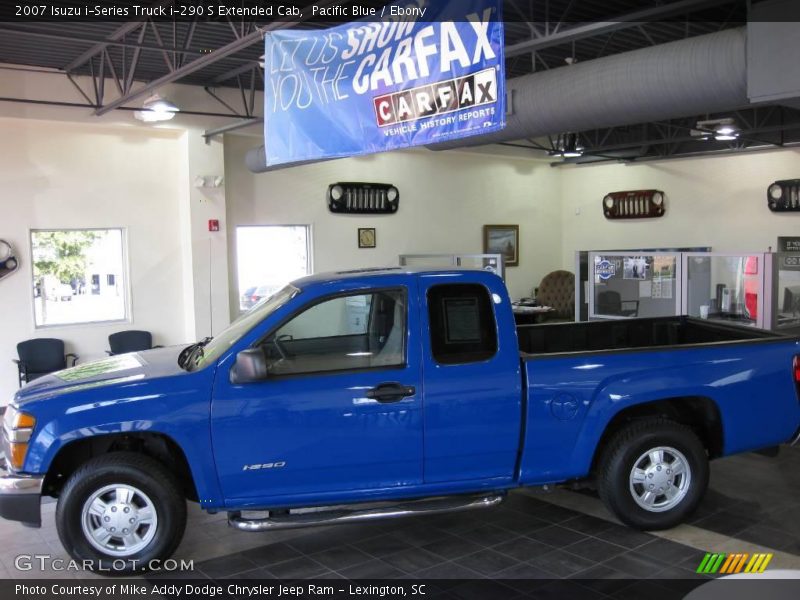 Pacific Blue / Ebony 2007 Isuzu i-Series Truck i-290 S Extended Cab