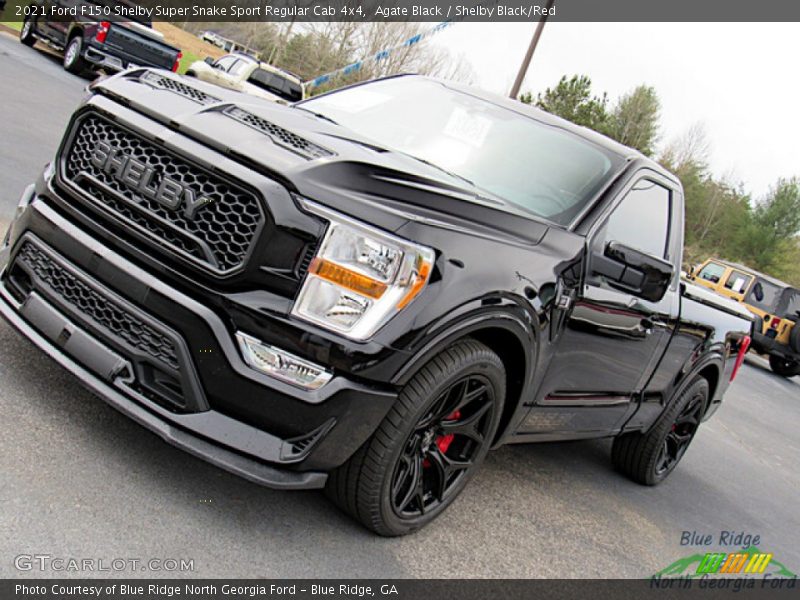 Agate Black / Shelby Black/Red 2021 Ford F150 Shelby Super Snake Sport Regular Cab 4x4