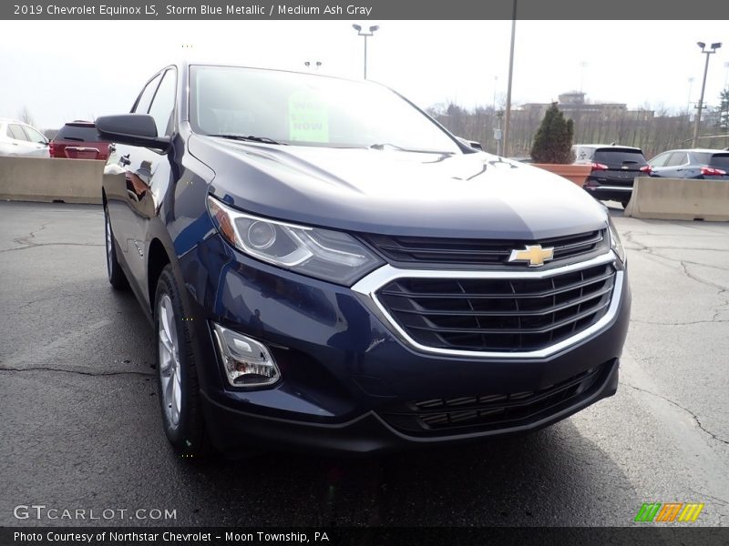 Storm Blue Metallic / Medium Ash Gray 2019 Chevrolet Equinox LS