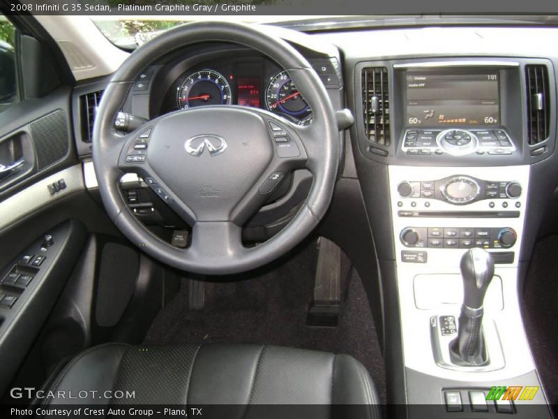 Platinum Graphite Gray / Graphite 2008 Infiniti G 35 Sedan