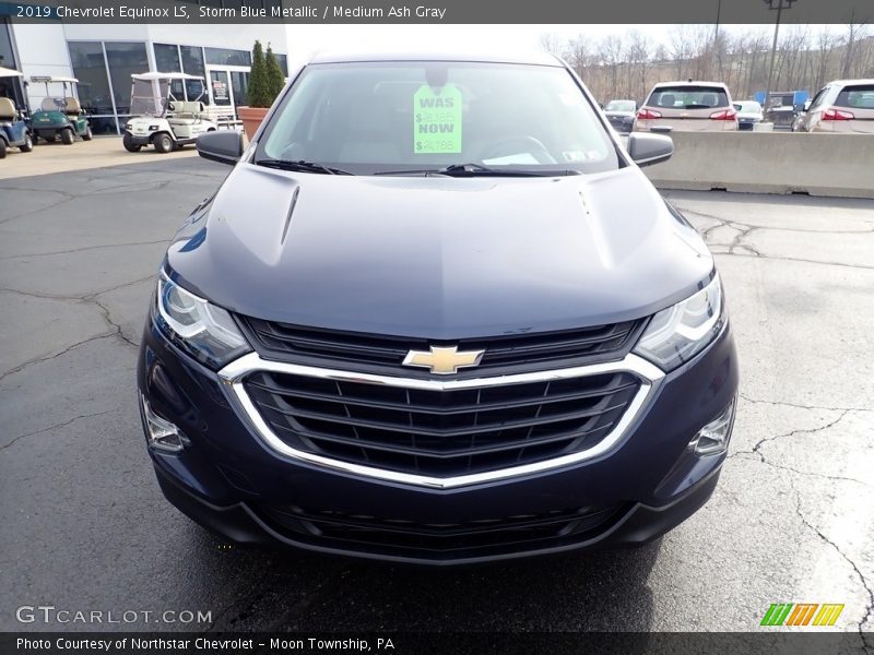 Storm Blue Metallic / Medium Ash Gray 2019 Chevrolet Equinox LS