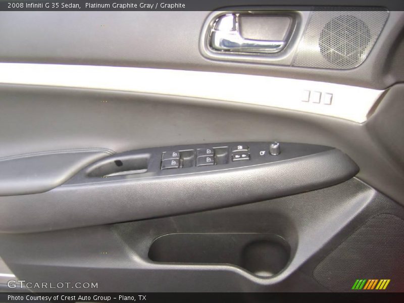 Platinum Graphite Gray / Graphite 2008 Infiniti G 35 Sedan