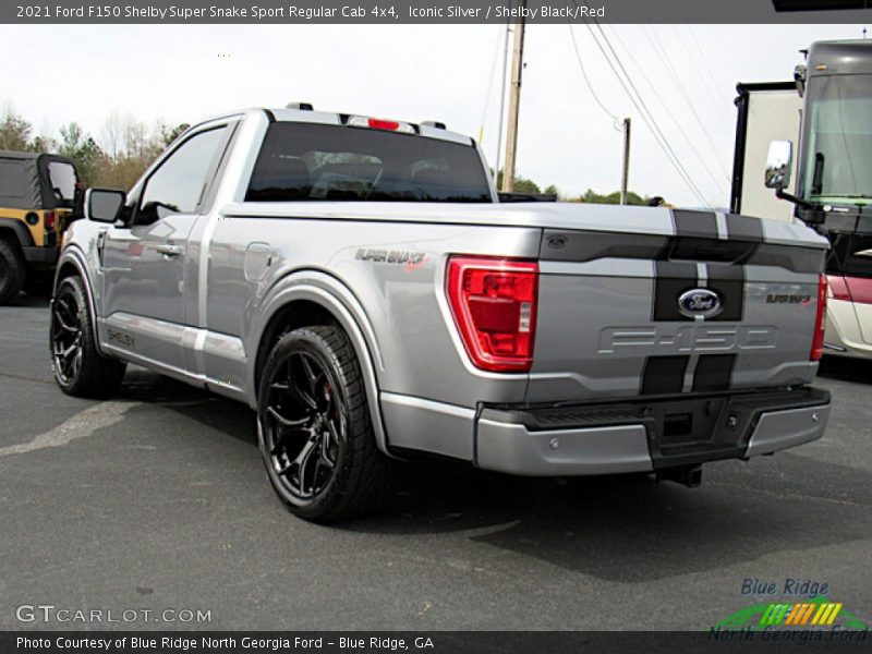 Iconic Silver / Shelby Black/Red 2021 Ford F150 Shelby Super Snake Sport Regular Cab 4x4