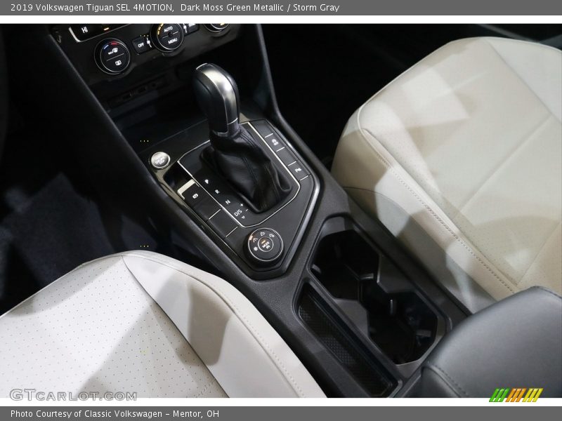 Dark Moss Green Metallic / Storm Gray 2019 Volkswagen Tiguan SEL 4MOTION