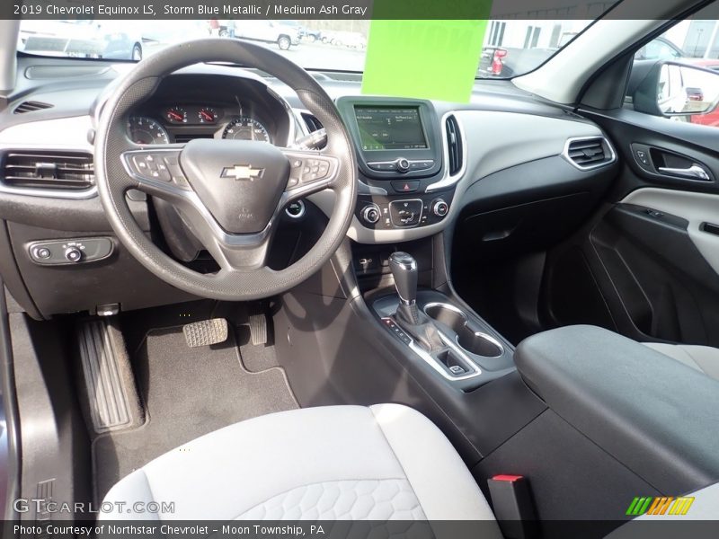 Storm Blue Metallic / Medium Ash Gray 2019 Chevrolet Equinox LS