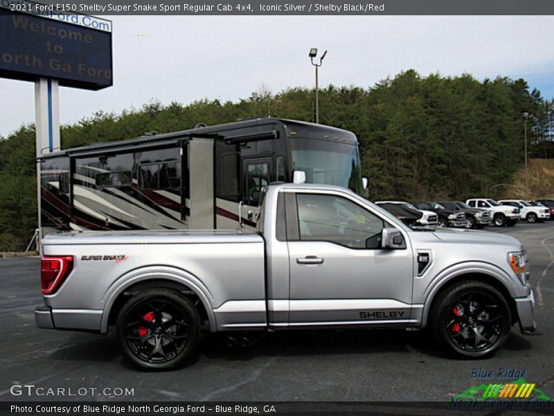 Iconic Silver / Shelby Black/Red 2021 Ford F150 Shelby Super Snake Sport Regular Cab 4x4