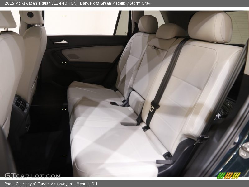 Dark Moss Green Metallic / Storm Gray 2019 Volkswagen Tiguan SEL 4MOTION