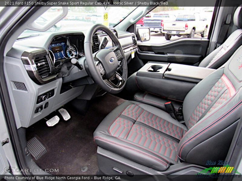  2021 F150 Shelby Super Snake Sport Regular Cab 4x4 Shelby Black/Red Interior
