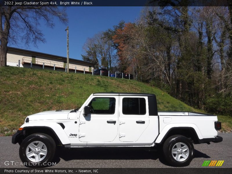 Bright White / Black 2022 Jeep Gladiator Sport 4x4