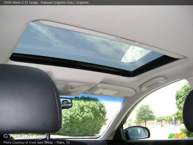 Platinum Graphite Gray / Graphite 2008 Infiniti G 35 Sedan