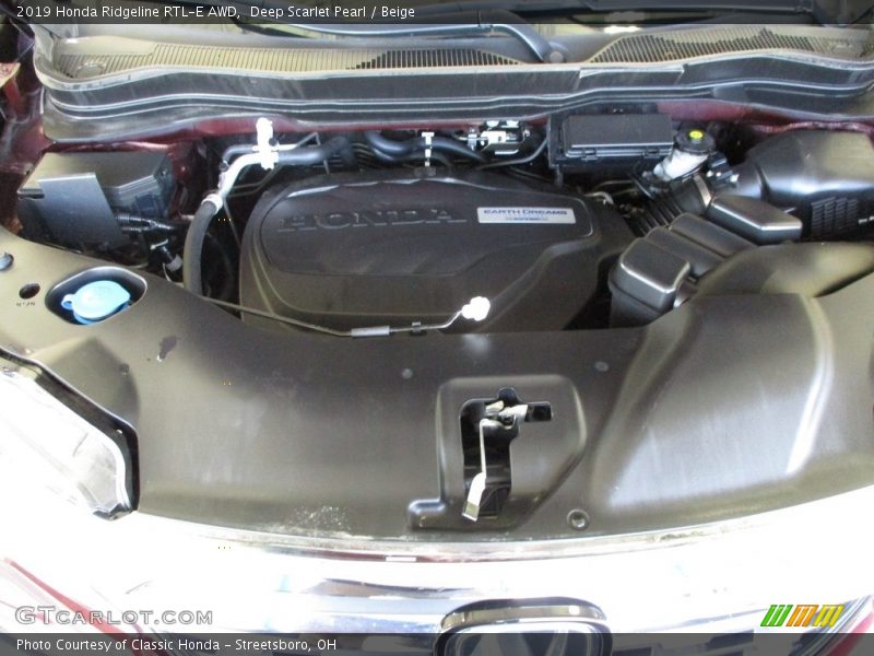 Deep Scarlet Pearl / Beige 2019 Honda Ridgeline RTL-E AWD