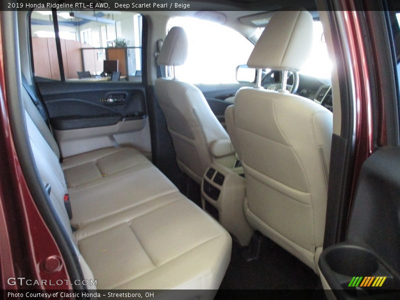 Deep Scarlet Pearl / Beige 2019 Honda Ridgeline RTL-E AWD