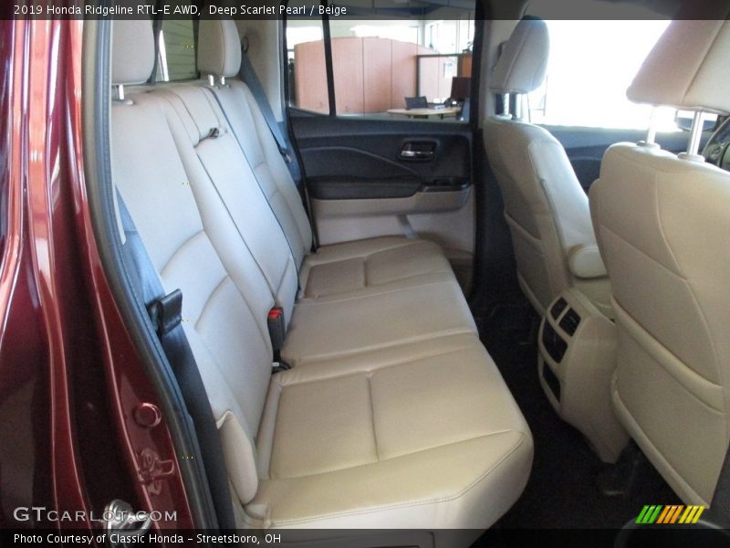 Deep Scarlet Pearl / Beige 2019 Honda Ridgeline RTL-E AWD