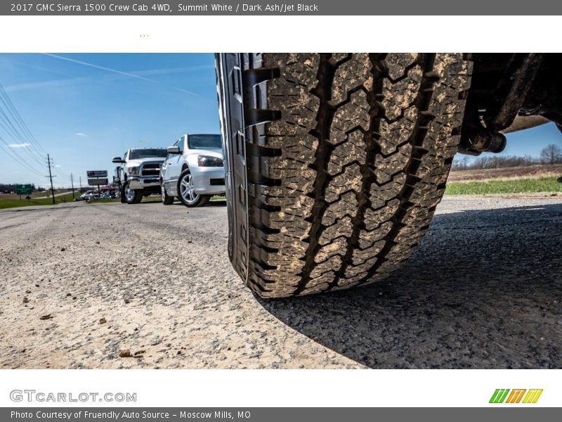 Summit White / Dark Ash/Jet Black 2017 GMC Sierra 1500 Crew Cab 4WD