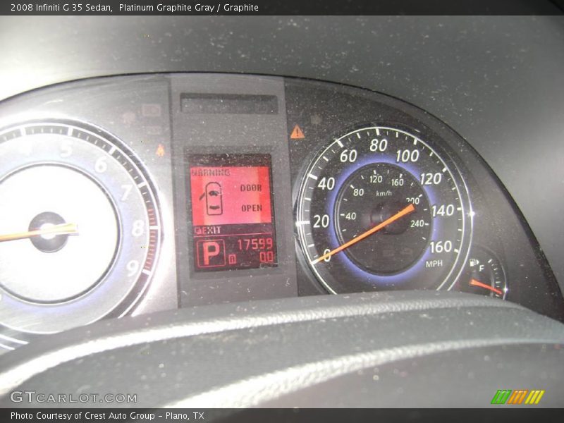 Platinum Graphite Gray / Graphite 2008 Infiniti G 35 Sedan