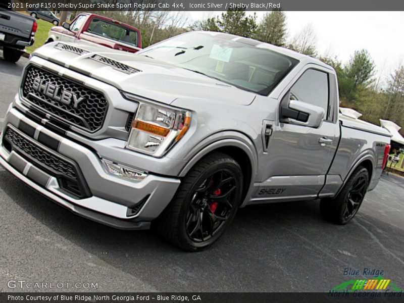 Iconic Silver / Shelby Black/Red 2021 Ford F150 Shelby Super Snake Sport Regular Cab 4x4