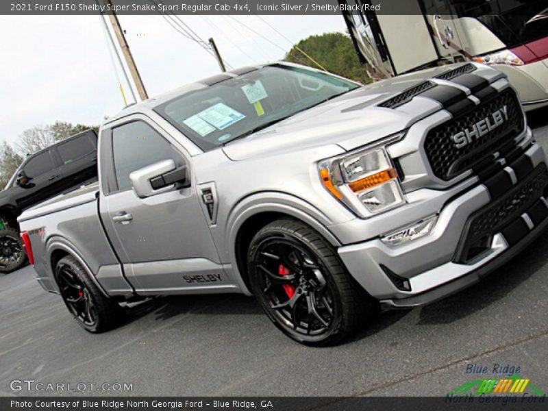 Iconic Silver / Shelby Black/Red 2021 Ford F150 Shelby Super Snake Sport Regular Cab 4x4